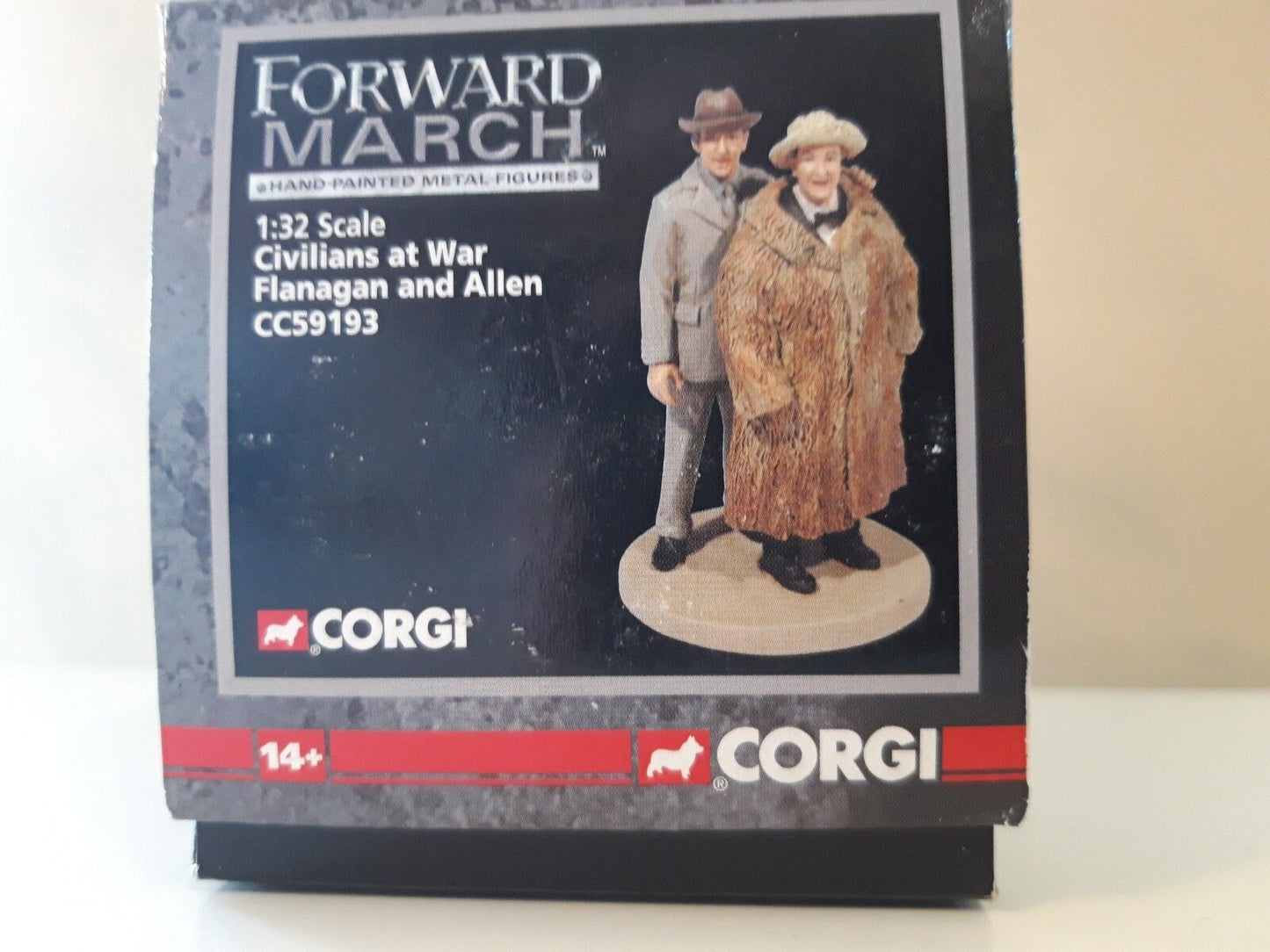 corgi forward march civilians at war ww2 flanagan allen 1:32metal