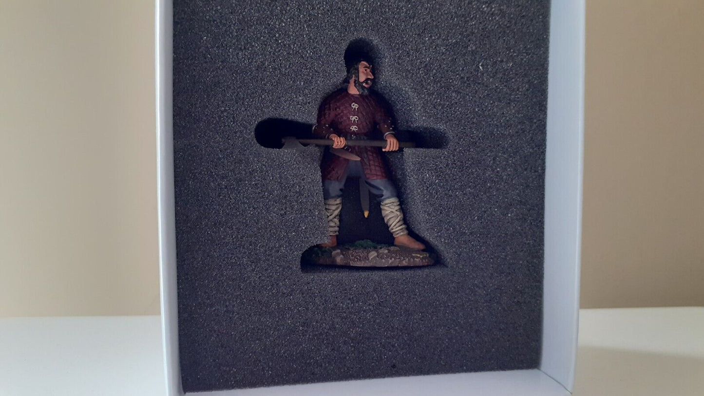 Britains metal saxon warrior axe 62117 carl vikings 1:32 boxed b8