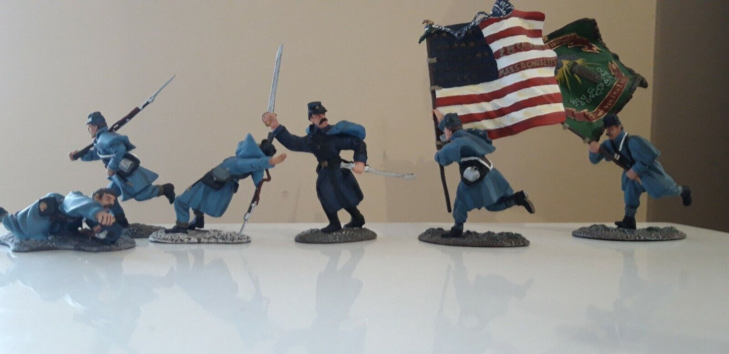 Britains 17017 acw union infantry clear the way irish brigade boxed 1:32