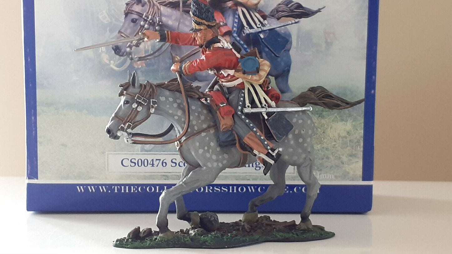 The collectors showcase waterloo napoleonic British cs00476 Scots greys 1:30 metal