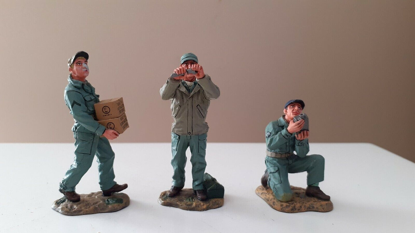 King and country ww2 usaaf fighter us air force mechanics boxed 1:30 af06