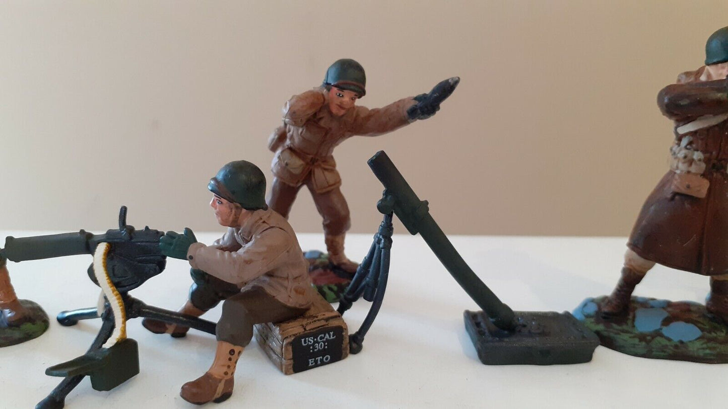Tssd ww2 us infantry marines painted plastic bt