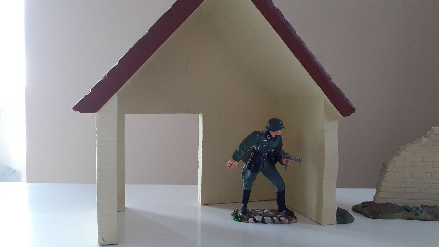 Britains ww2 scenery diarama Waterloo hougoumont Napoleonic 1:32 building sb
