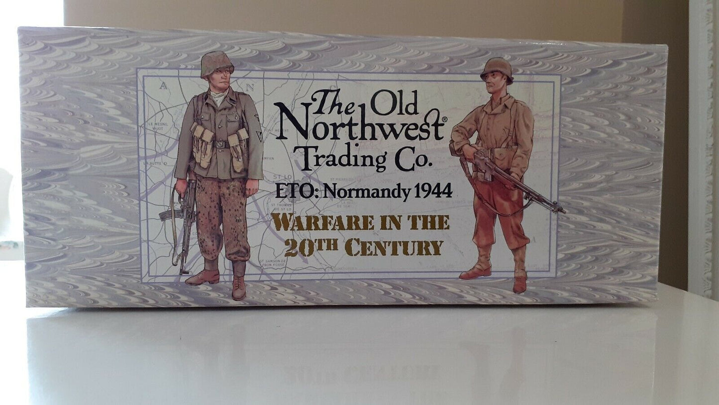 Ontc old northwest trading ww2 d-day us army infantry 1:32 metal eto4 eto-04