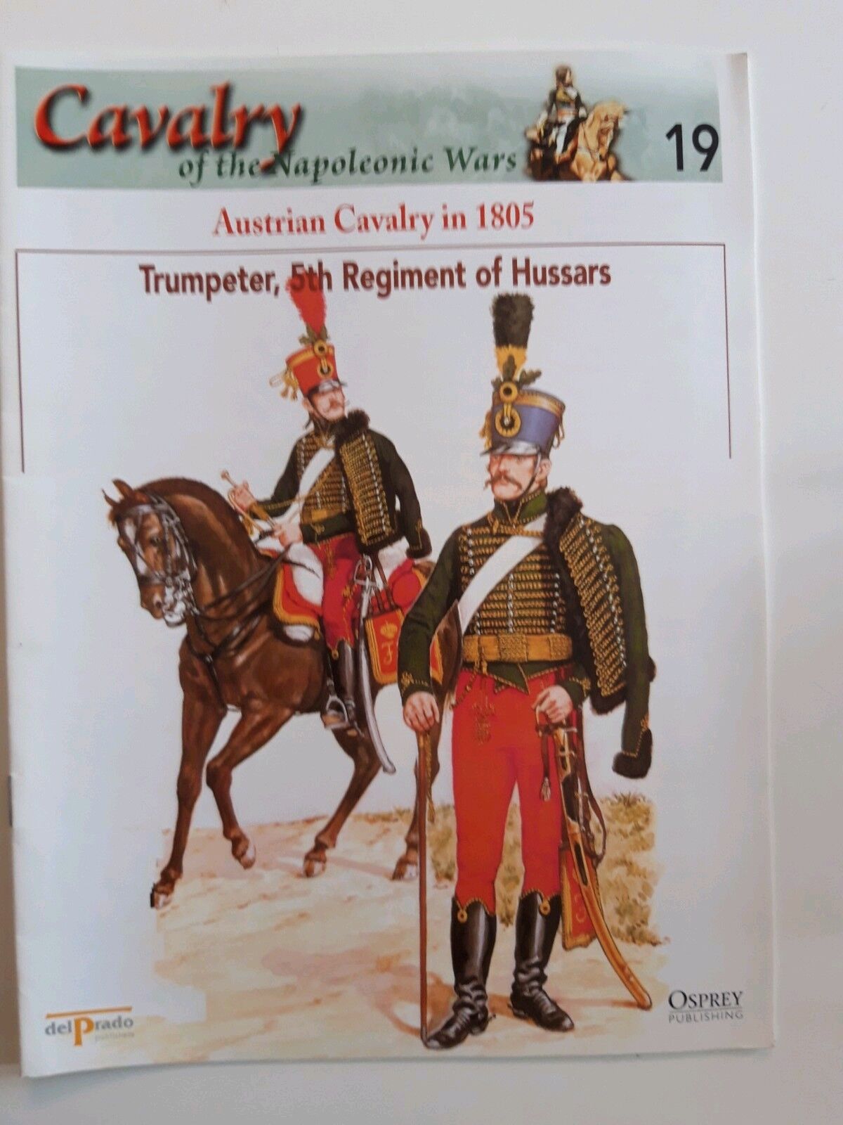 Del prado napoleonic war waterloo 1:32 cavalry austrian hussars 7 19