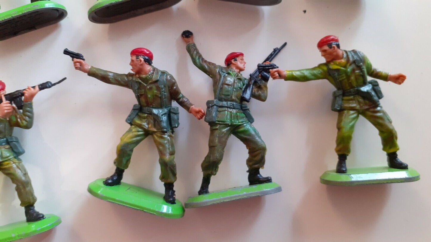 Britains deetail ww2 paras paratroopers 1970s 1:32 b2