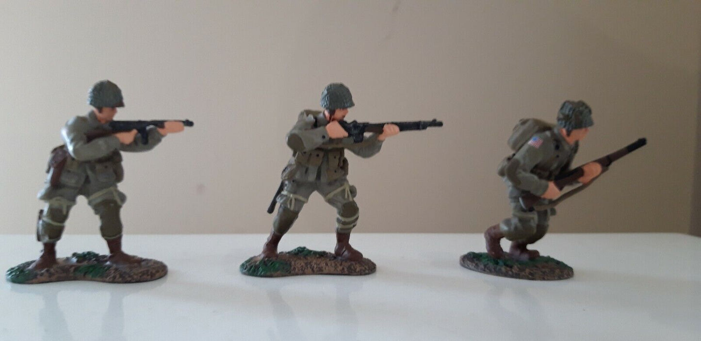 Britains 17140 ww2 d-day us 101st airborne paratroopers paras boxed 1:32