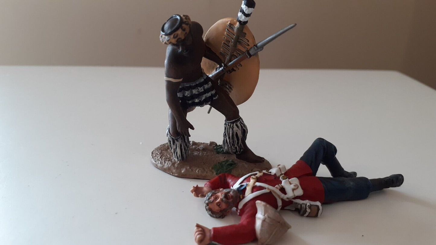 Britains 20151 Zulu wars 24th foot 1:32 metal search for ammo limited boxed s157