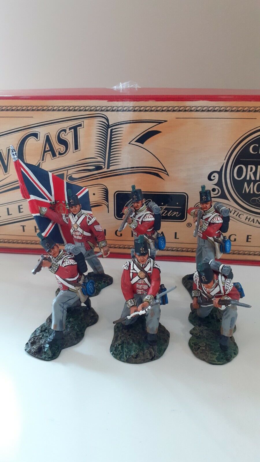 Patriot models Waterloo Napoleonic 52nd regt foot 6 figs 1:30
