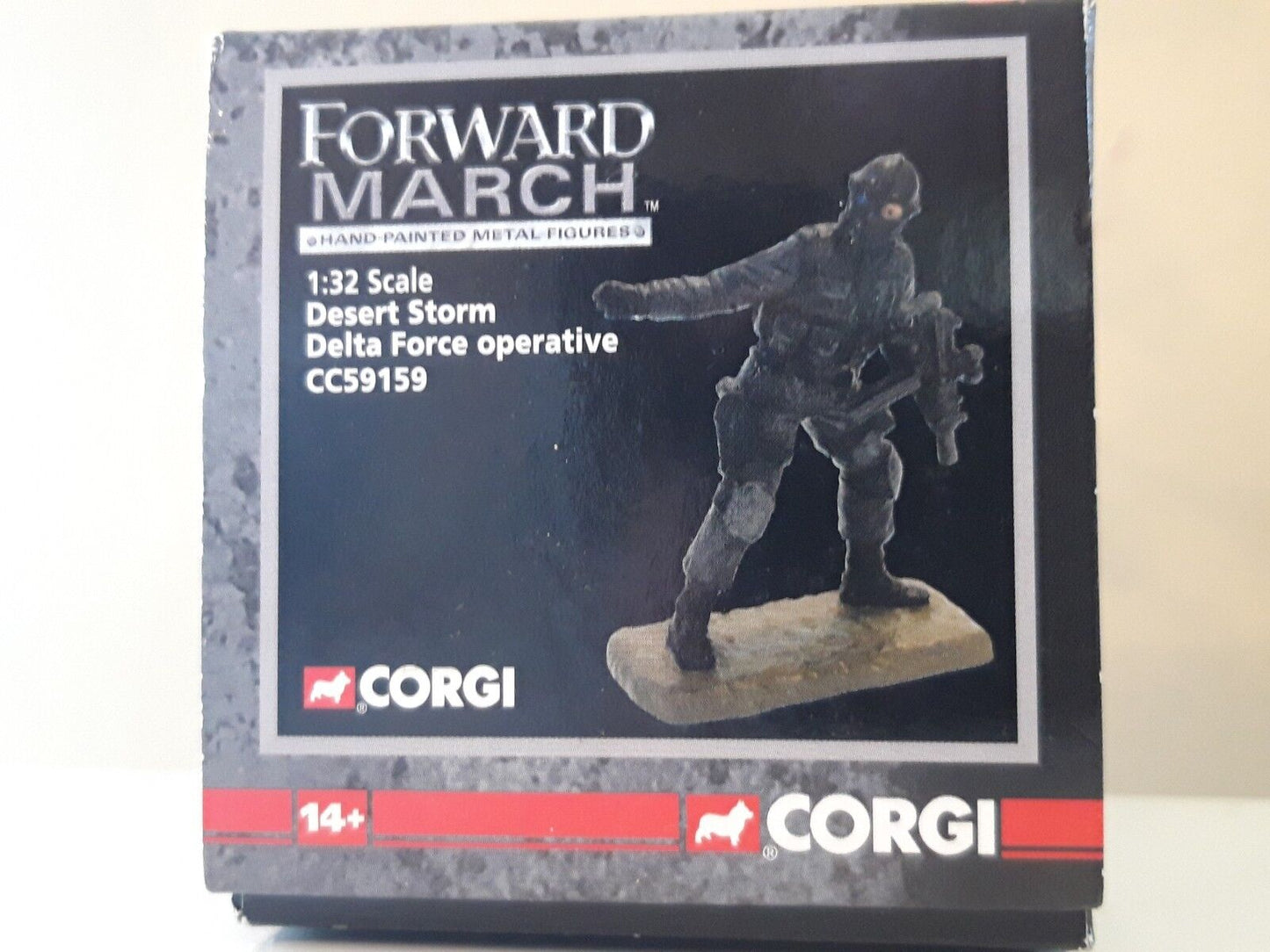 corgi forward march d 1:32metal desert storm delta force