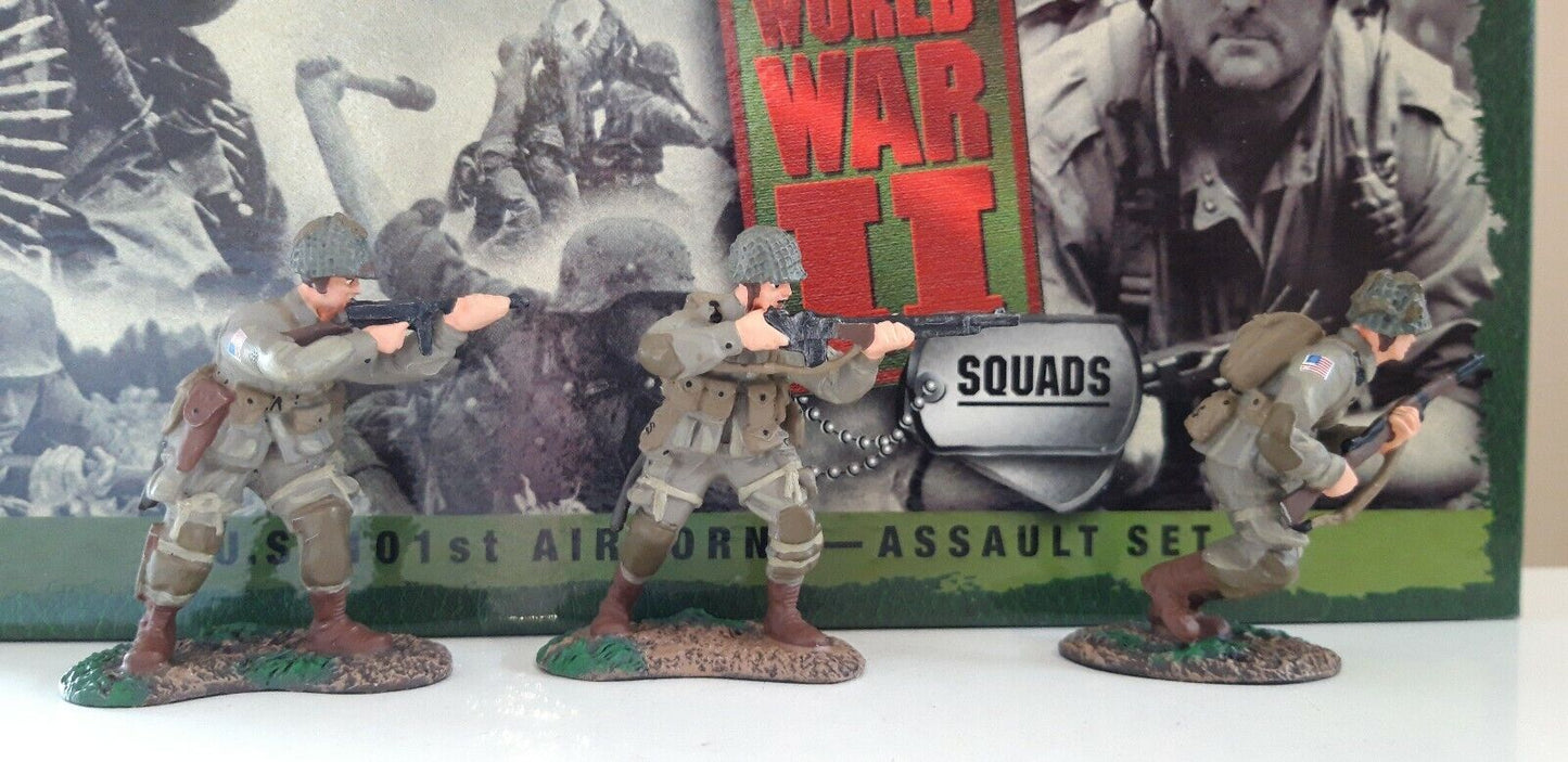 Britains 17140 ww2 u.s. 101st airborne paras paratroopers arnhem d-day boxed