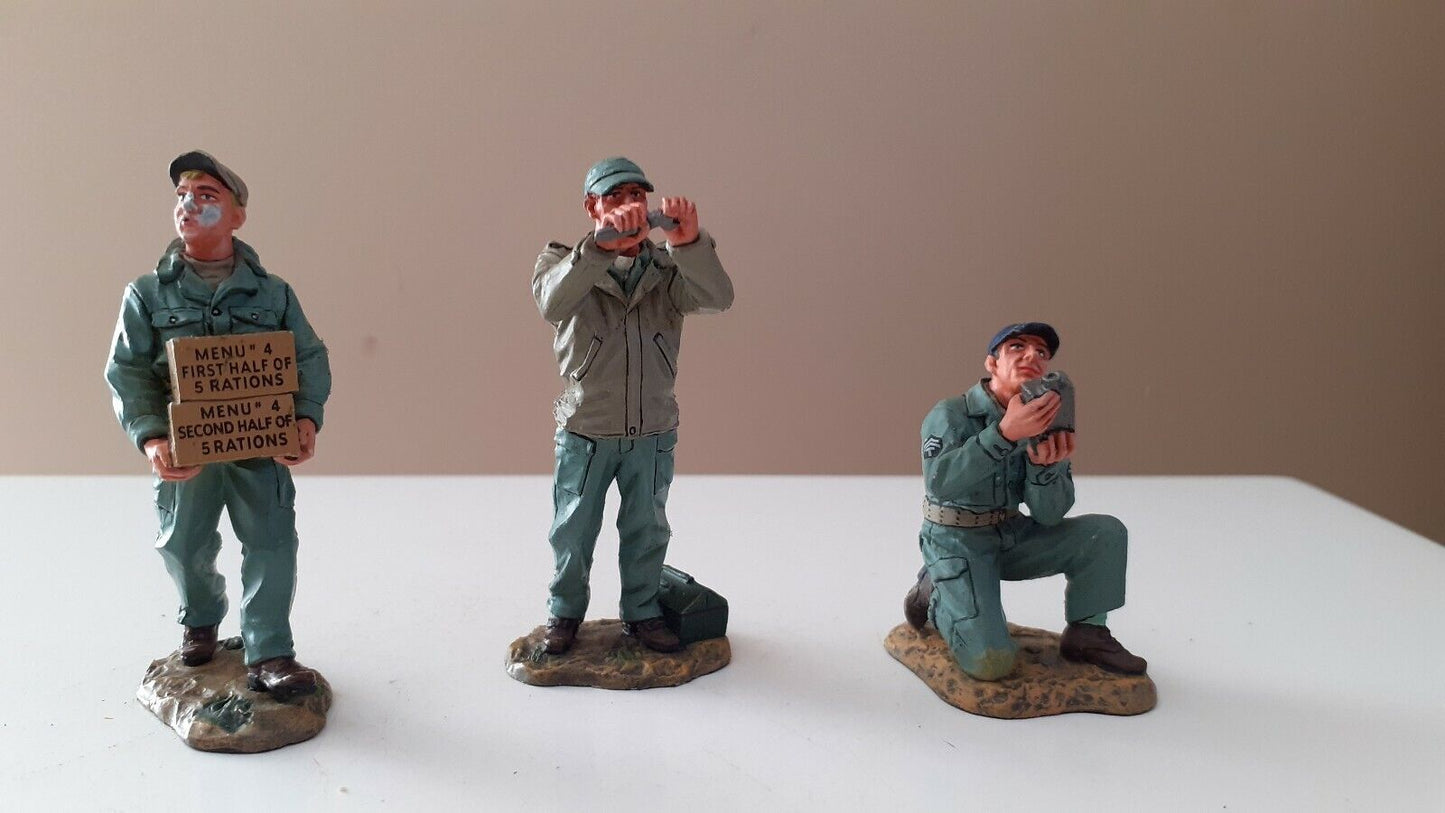 King and country ww2 usaaf fighter us air force mechanics boxed 1:30 af06
