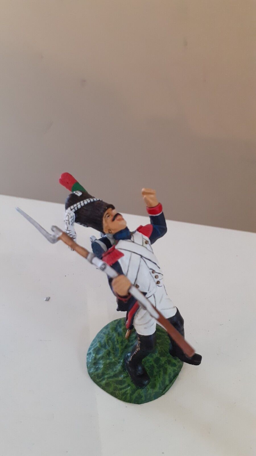 Frontline figures 2002 Napoleonic waterloo 4 french casualties no box 1:32 s1