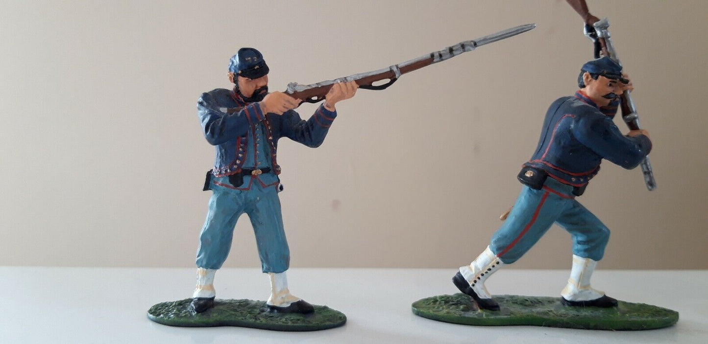 Britains 17241 acw union 72nd Pennsylvania zouaves infantry boxed 1:32