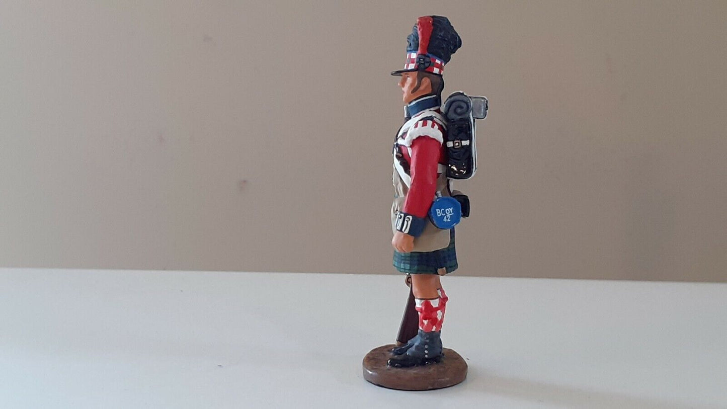 King and country Waterloo black watch 42nd Highland boxed 1:30 na36 bb2