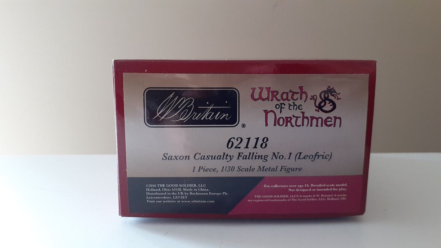 Britains metal saxon warrior sword 62118 leofric vikings 1:32 boxed b8