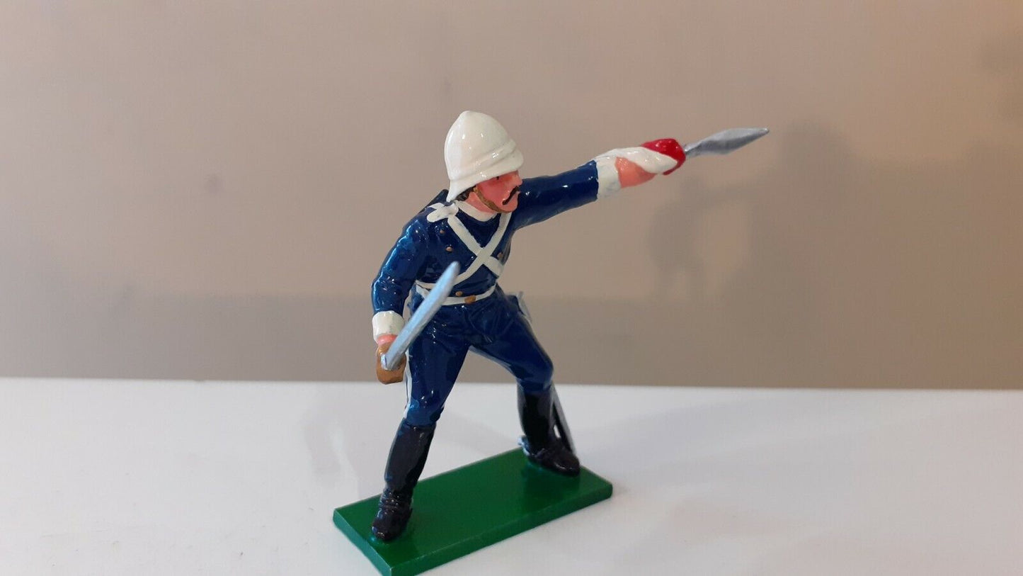 early trophy miniatures 1991 zulu war 24th foot 1:32 metal no box dc