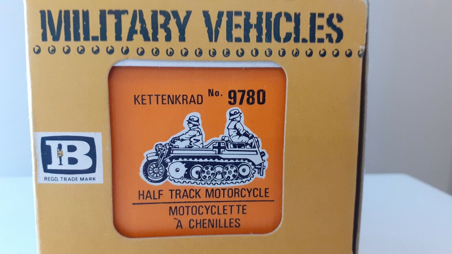 Britains ww2 9780 German kettenkrad 1970s Normandy d-day 1:32