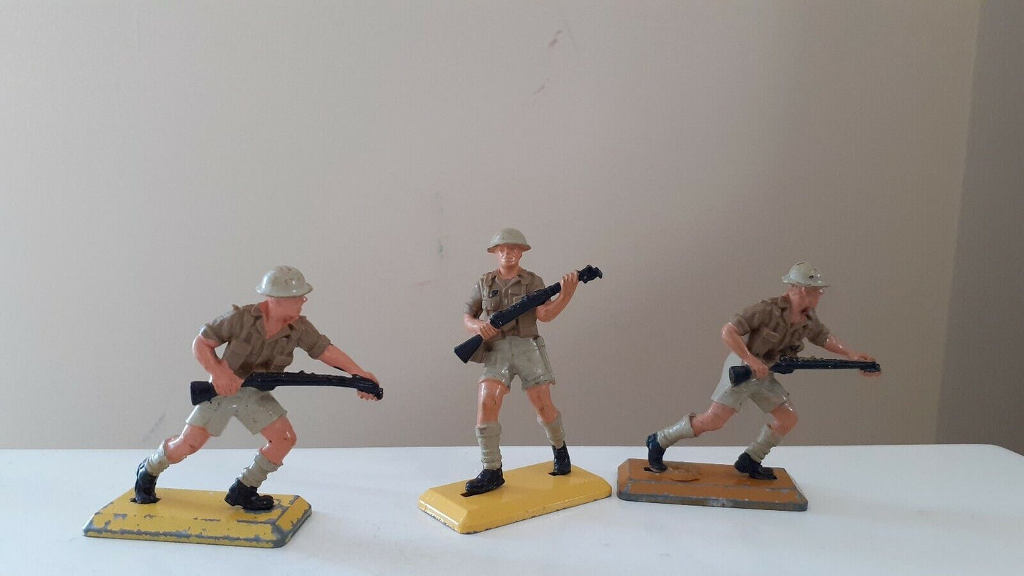 Britains deetail ww2 British 8th eighth army 1970s bulk lot 1:32 b1