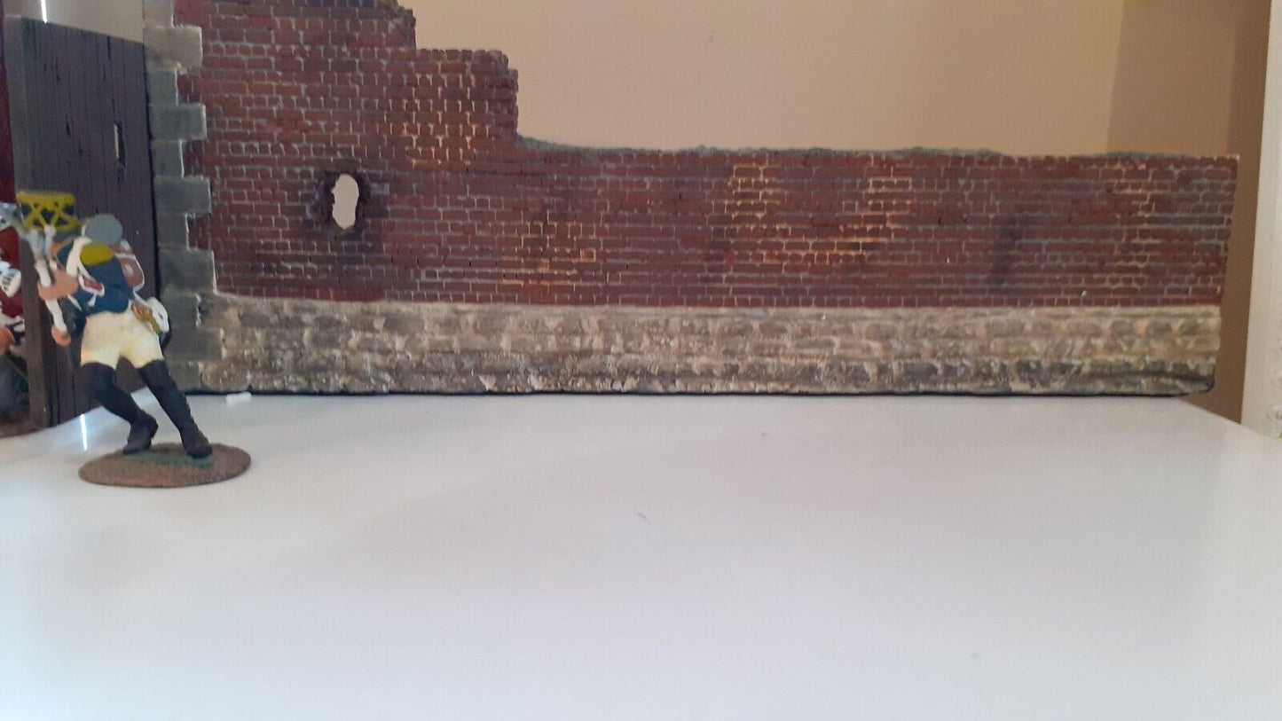 Britains 00148 hougoumont noŕth gate diorama Napoleonic waterloo 1:32 boxed