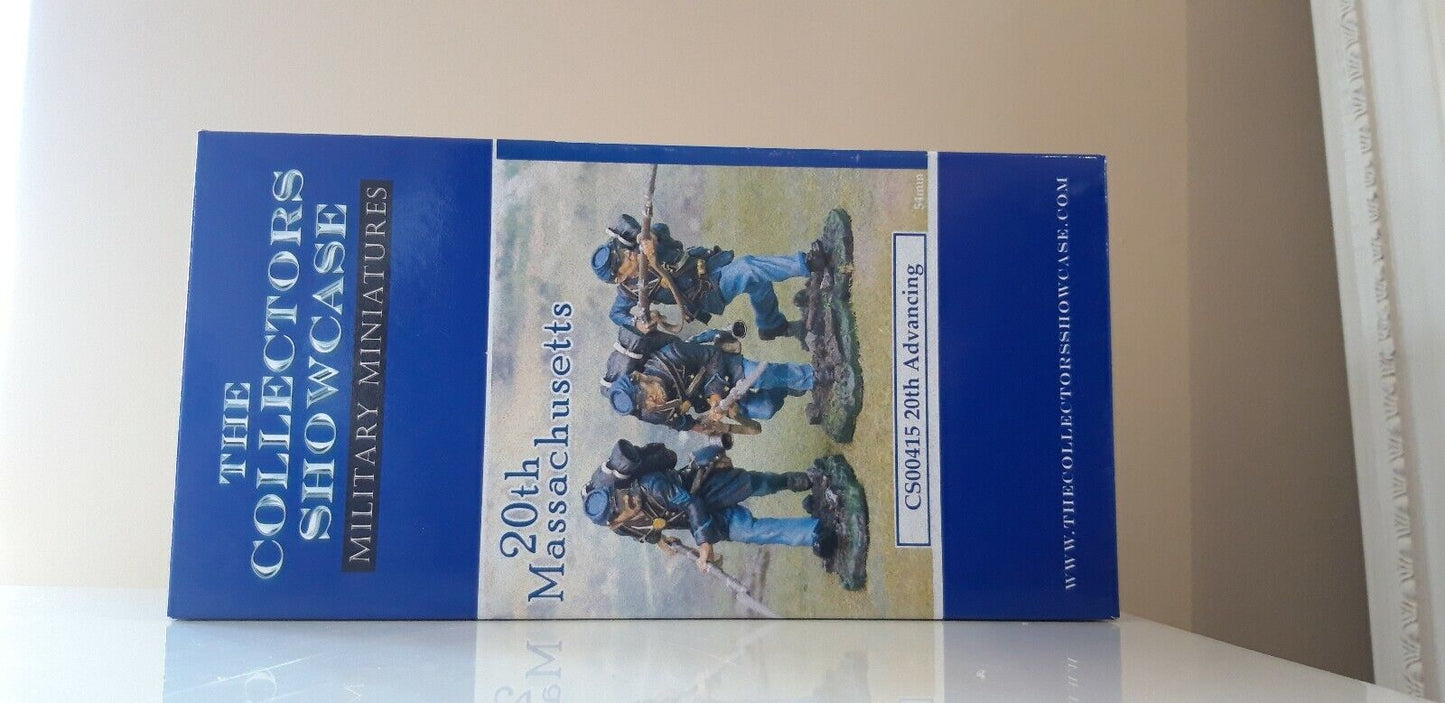 The collectors showcase acw cs00415 20th Massachuset union infantry 1:30 metal