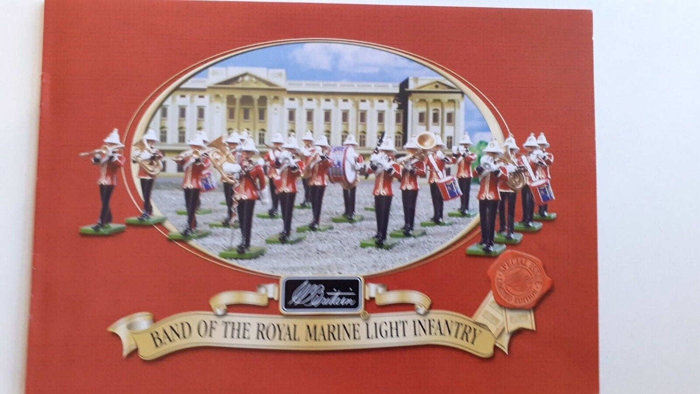 Britains royal marines light infantry band 2002 40293 large set boxed