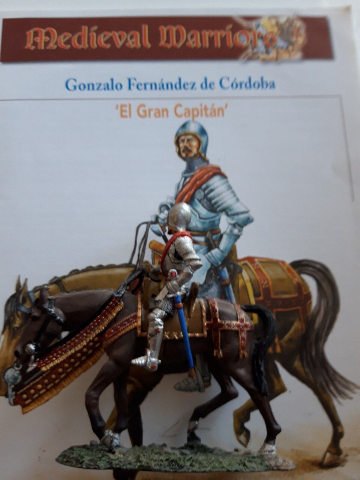 Del prado medieval warriors spain gran capitain 16th cent. 1:30 cavalry 69