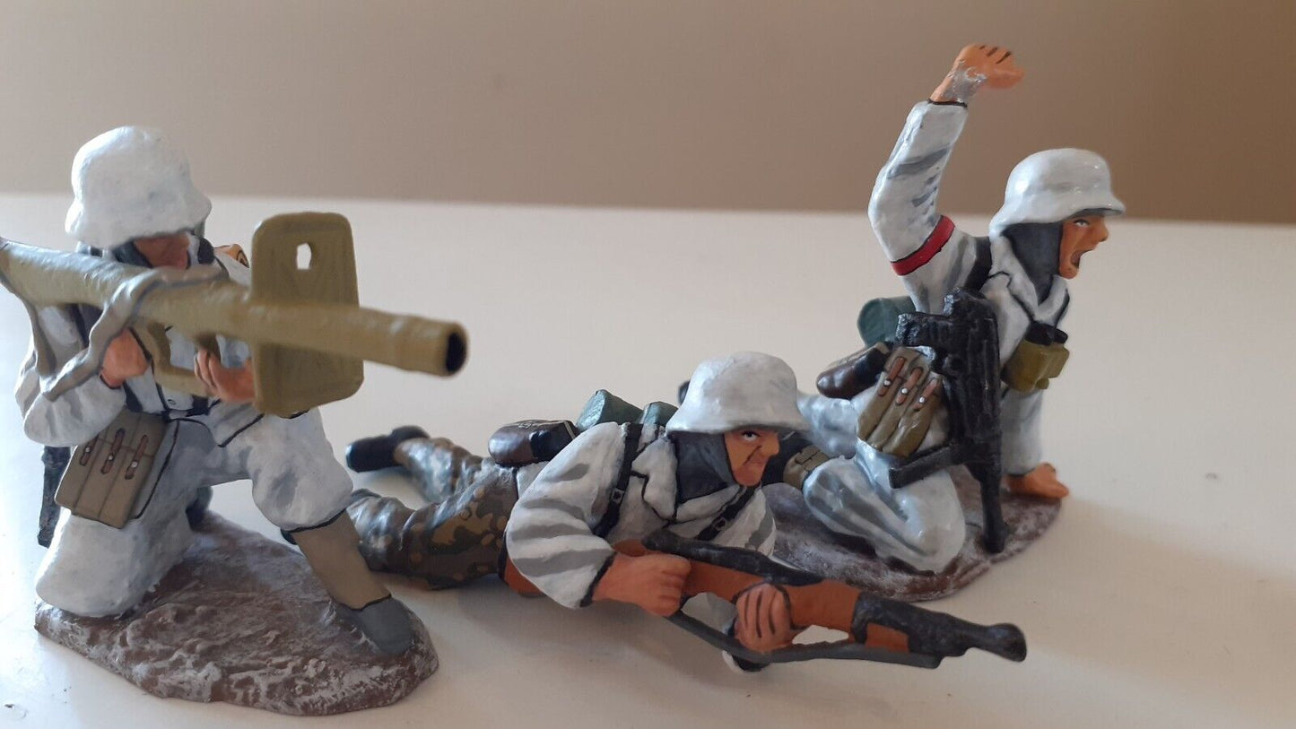 King and country ww2 german ambush team boxed 1:30 ws011 ws11 rare winter wdb
