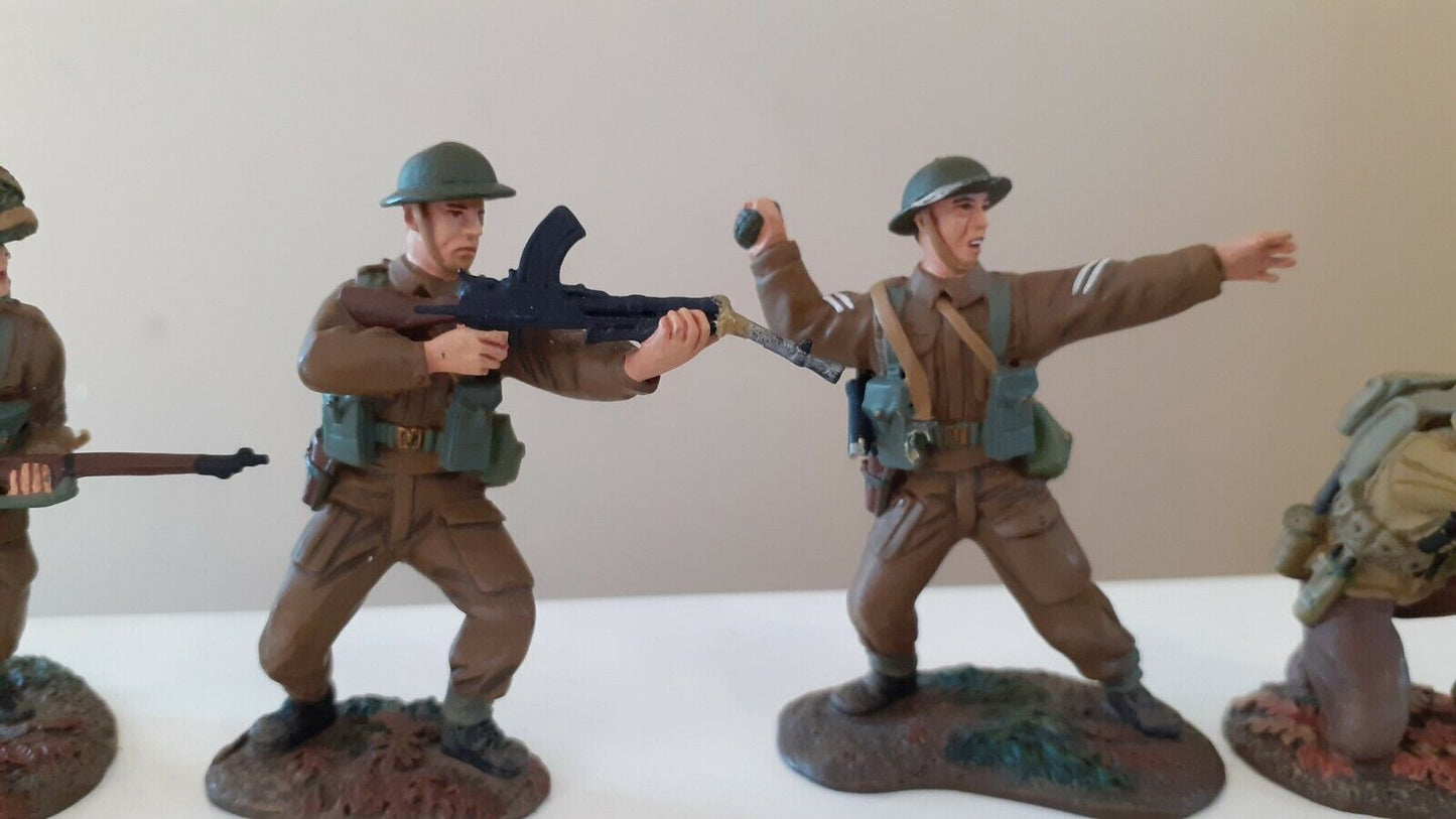 Britains ww2 british Canadian infantry paras Normandy d-day 1:32