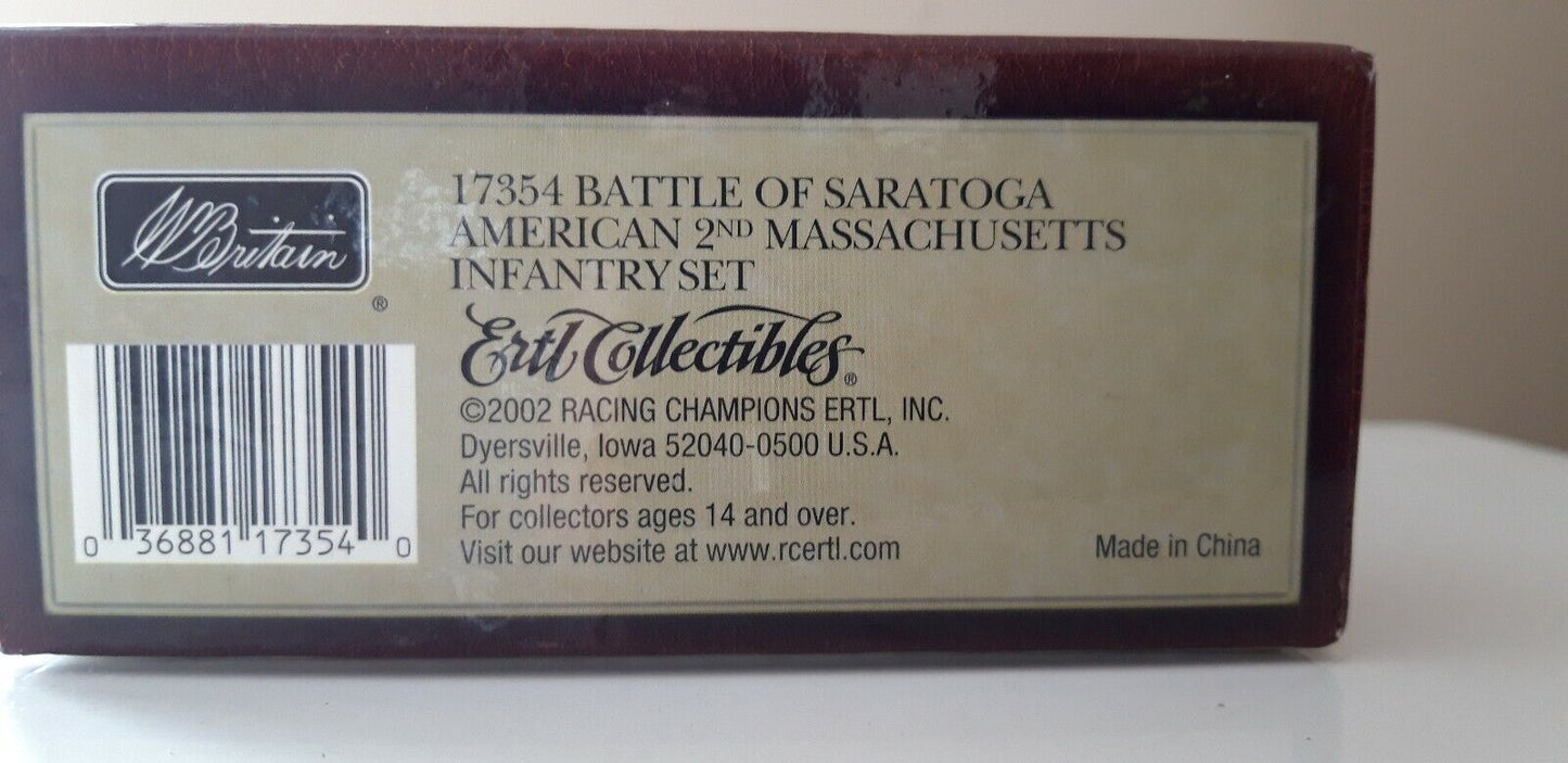 Britains 17354 awi American revolution Massachusetts infantry Patriots box 1:32
