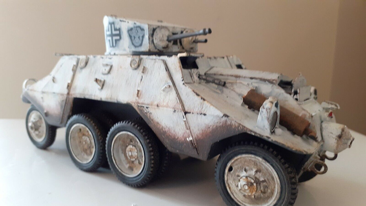 King and country ww2 bulge german adgz armoured car +2 bba43 bba043 bbg43