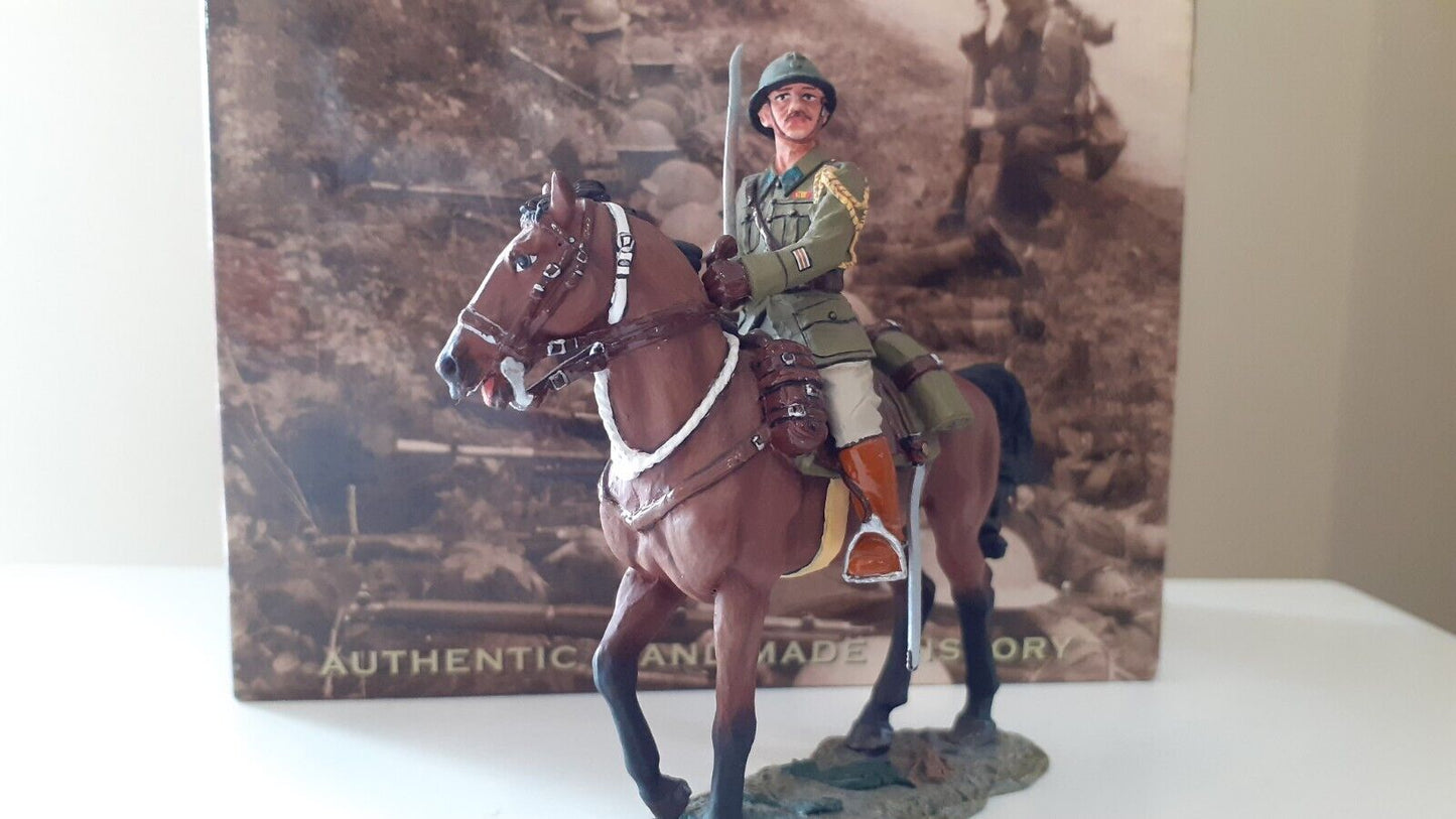 King and country ww1 ww2 french cavalry officer boxed 1:30 fob13 s3