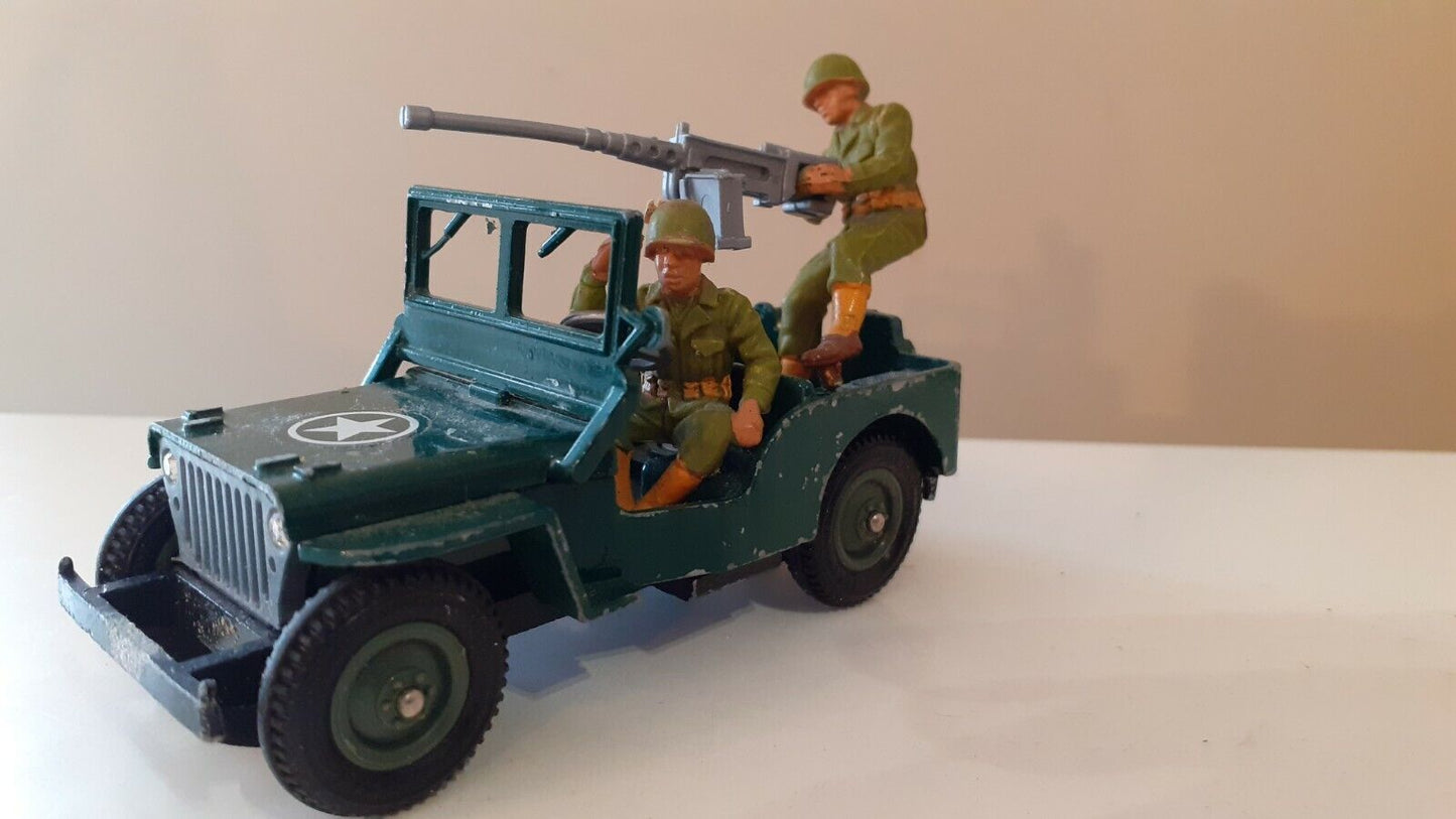 Britains deetail ww2 us American willys jeep usmc 1970s 1:32 b2