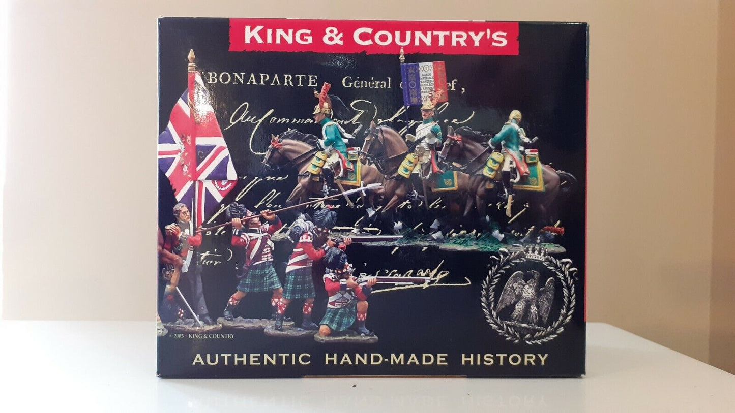 King and country coldstream guards officer Napoleonic boxed 1:30 wrdb na125