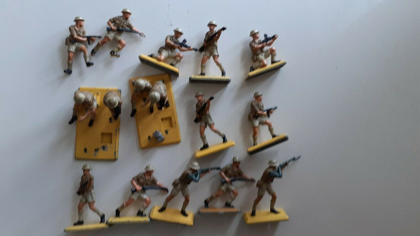Britains deetail ww2 British 8th eighth army 1970s bulk lot 1:32 b1