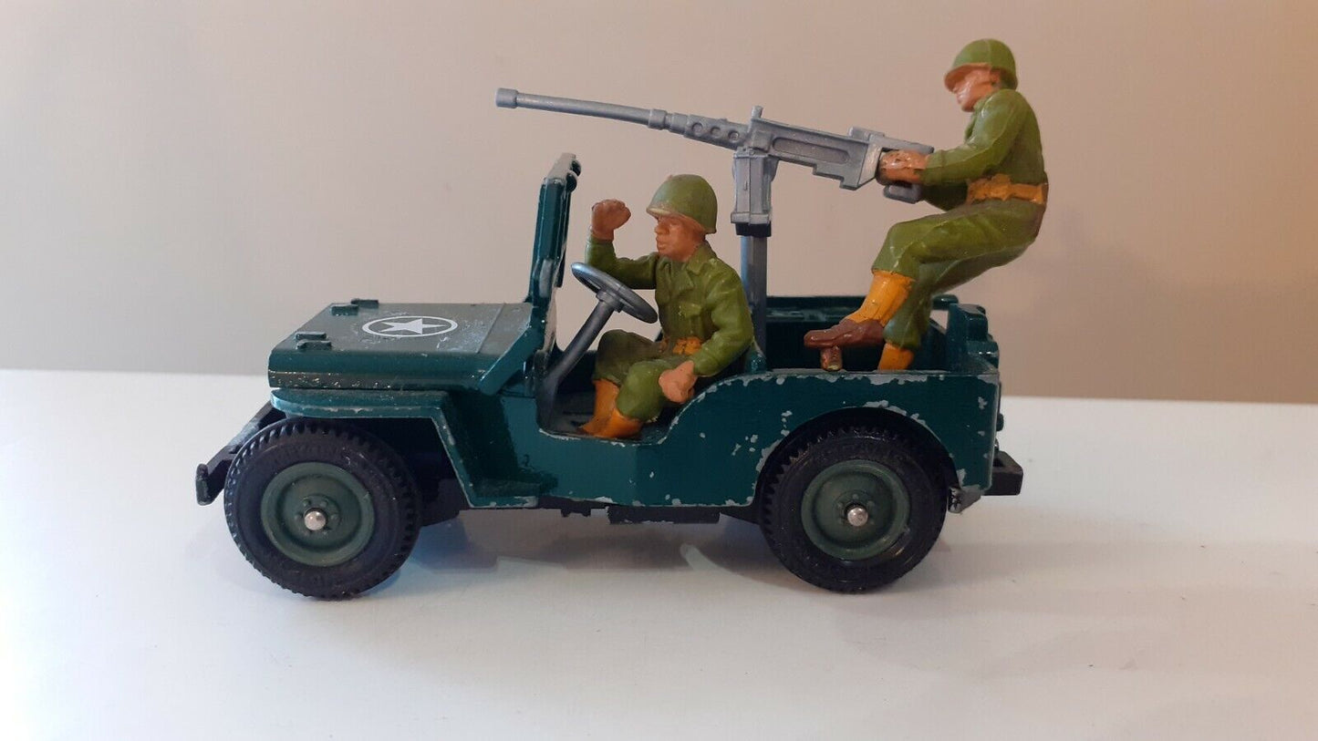 Britains deetail ww2 us American willys jeep usmc 1970s 1:32 b2