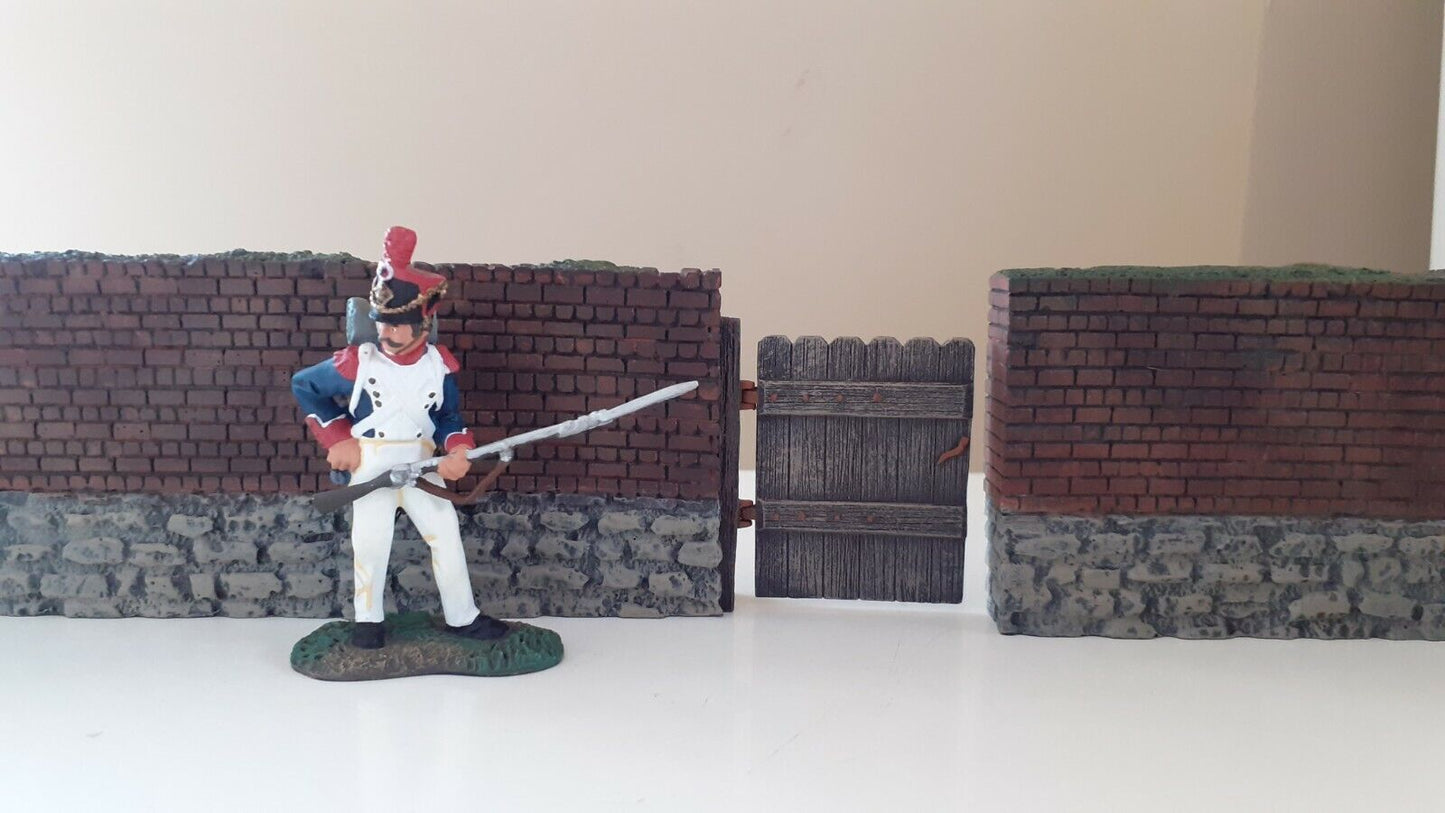 Britains 17909 Napoleonic waterloo hougoumont corners diarama ww2 1:32 d-day