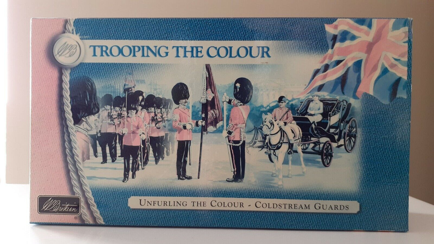 Britains ceremonial coldstream guards 1:32 metal figure buckingham palace 40112