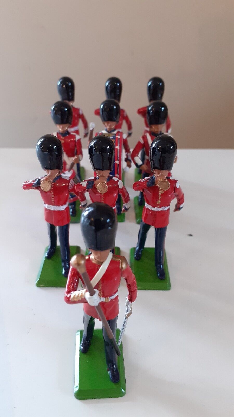 Britains 7206 scots guards band 1980s red box 1:32 metal