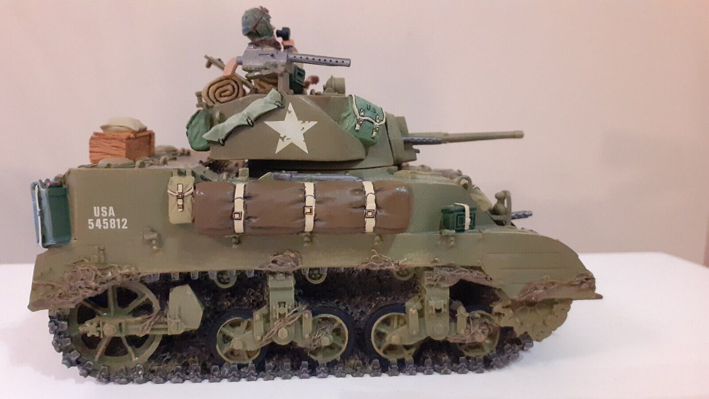 King and country Ww2 us army m5 light stuart tank 1:30 dd067 wdb