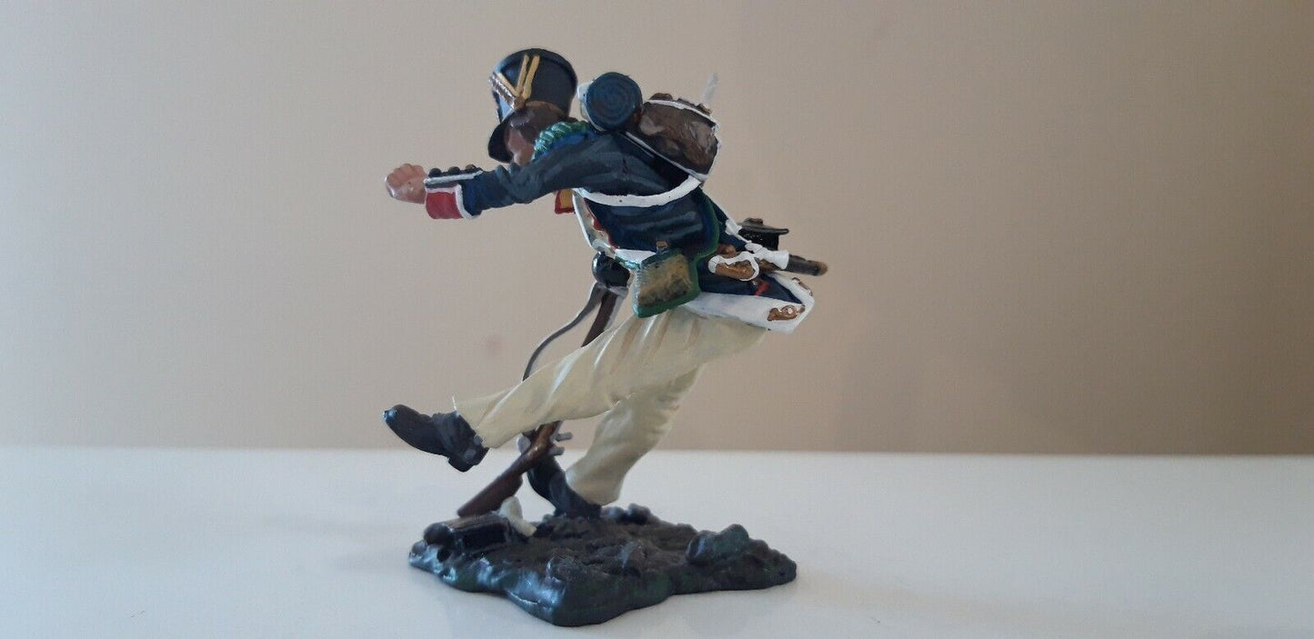 Collectors showcase french guards Waterloo hougoumont Napoleonic cs00373
