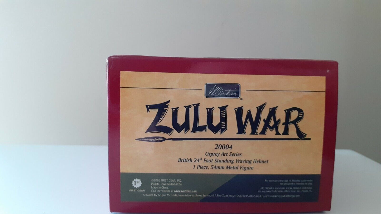 Britains 20004 Zulu wars 24th foot osprey art 1:32 metal boxed b1020