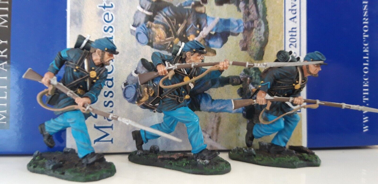 The collectors showcase acw cs00415 20th Massachuset union infantry 1:30 metal
