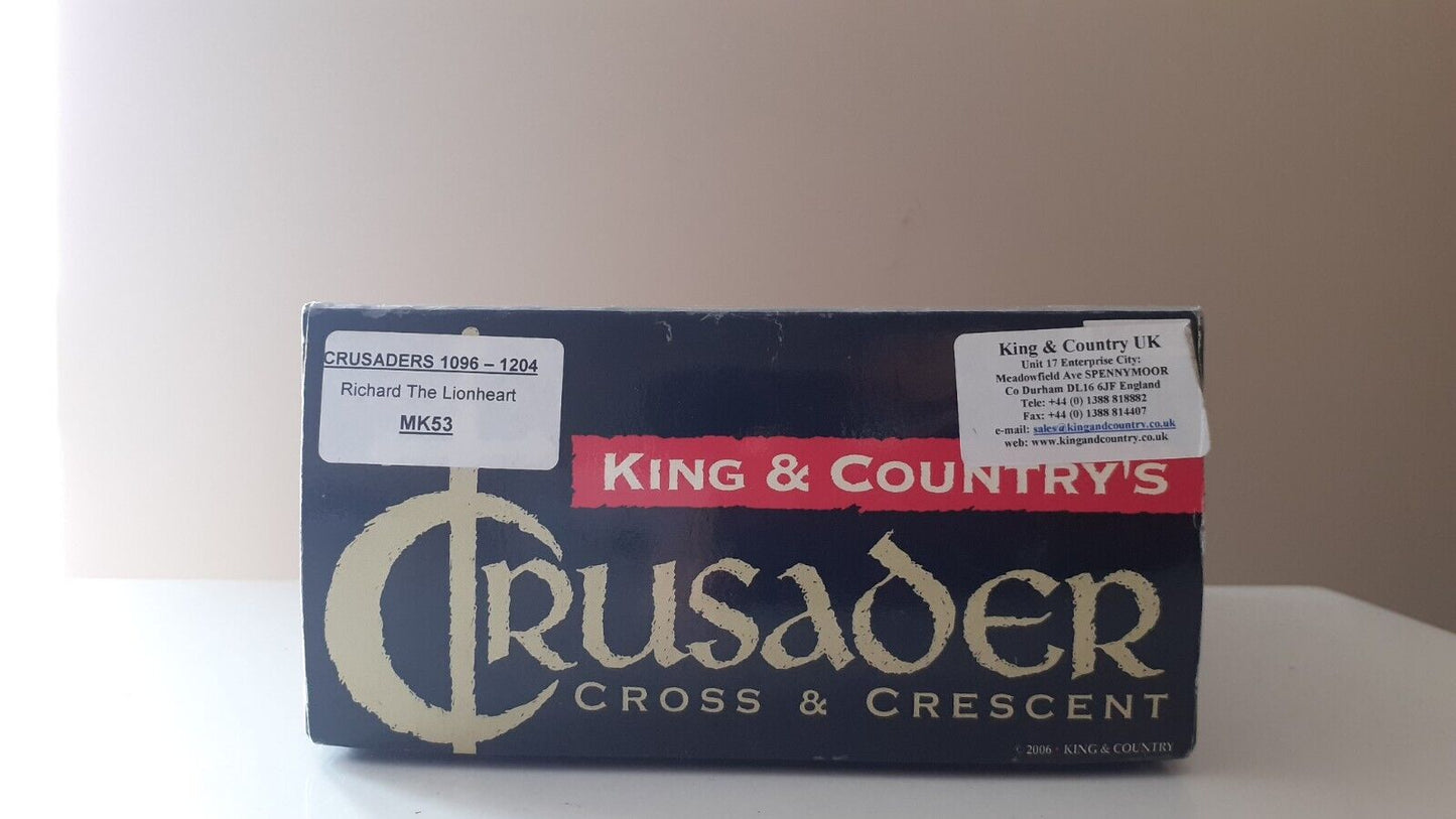 king and country mk053 mk53 crusader king richard knight 1:30 2013 boxed