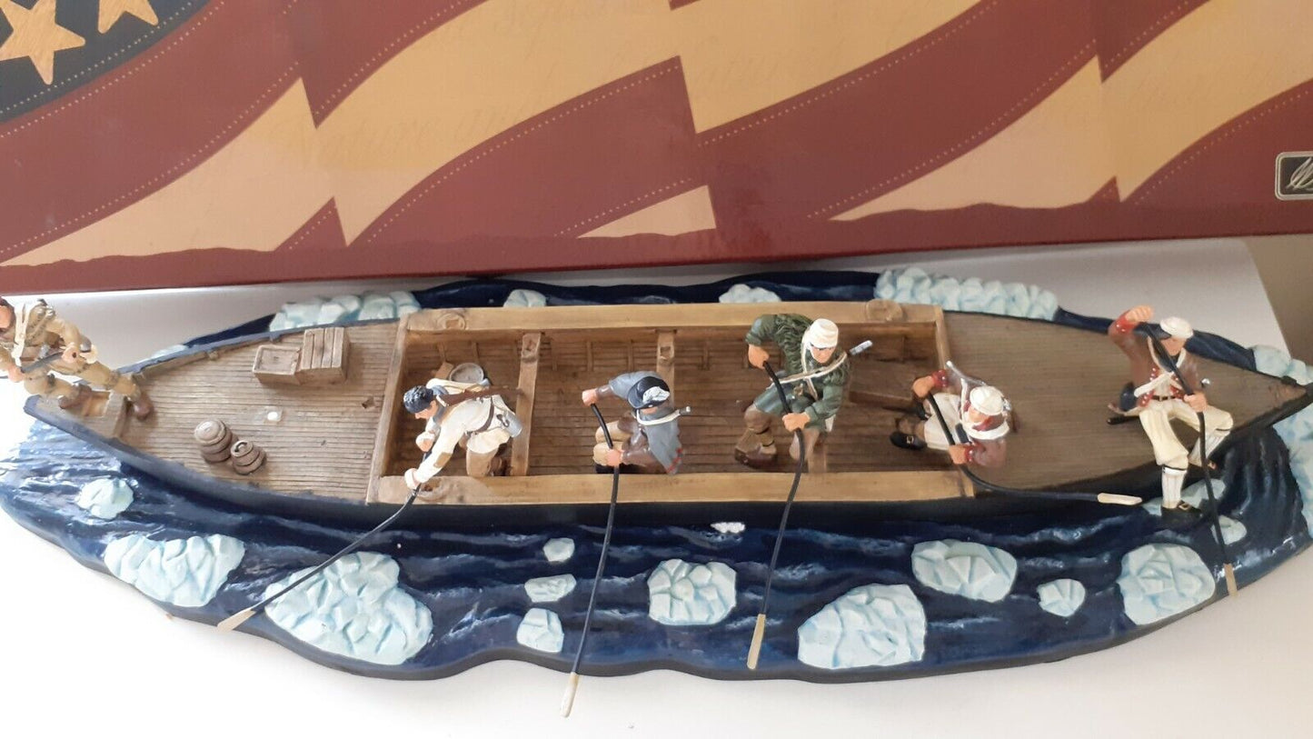 Britains 17229 awi Washington crossing Delaware long boat 1:32