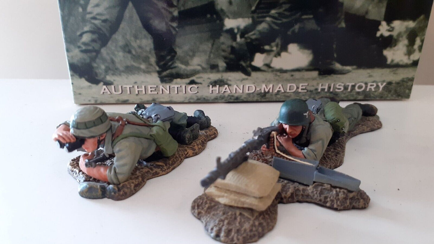 King and country ww2 german fallschirmjager paras mg34 box 1:30 fj01-07