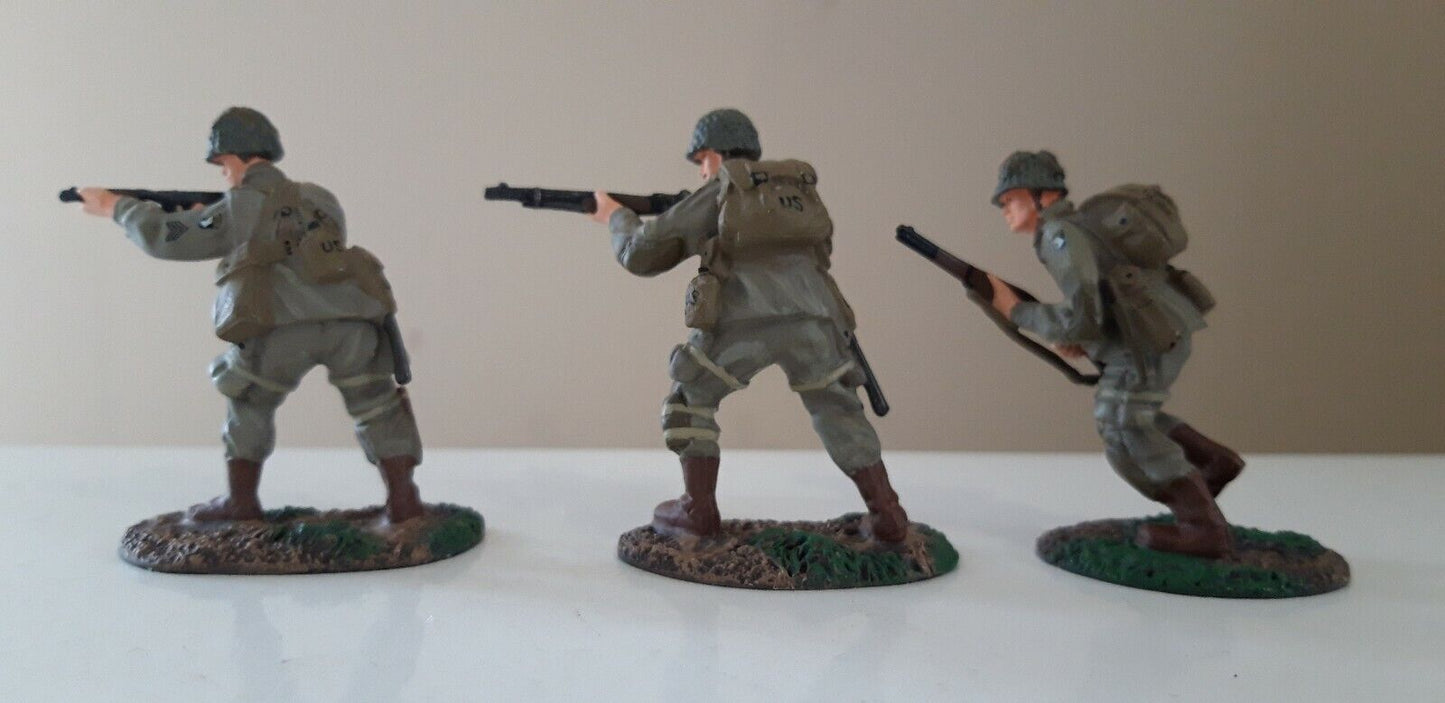 Britains 17140 ww2 d-day us 101st airborne paratroopers paras boxed 1:32
