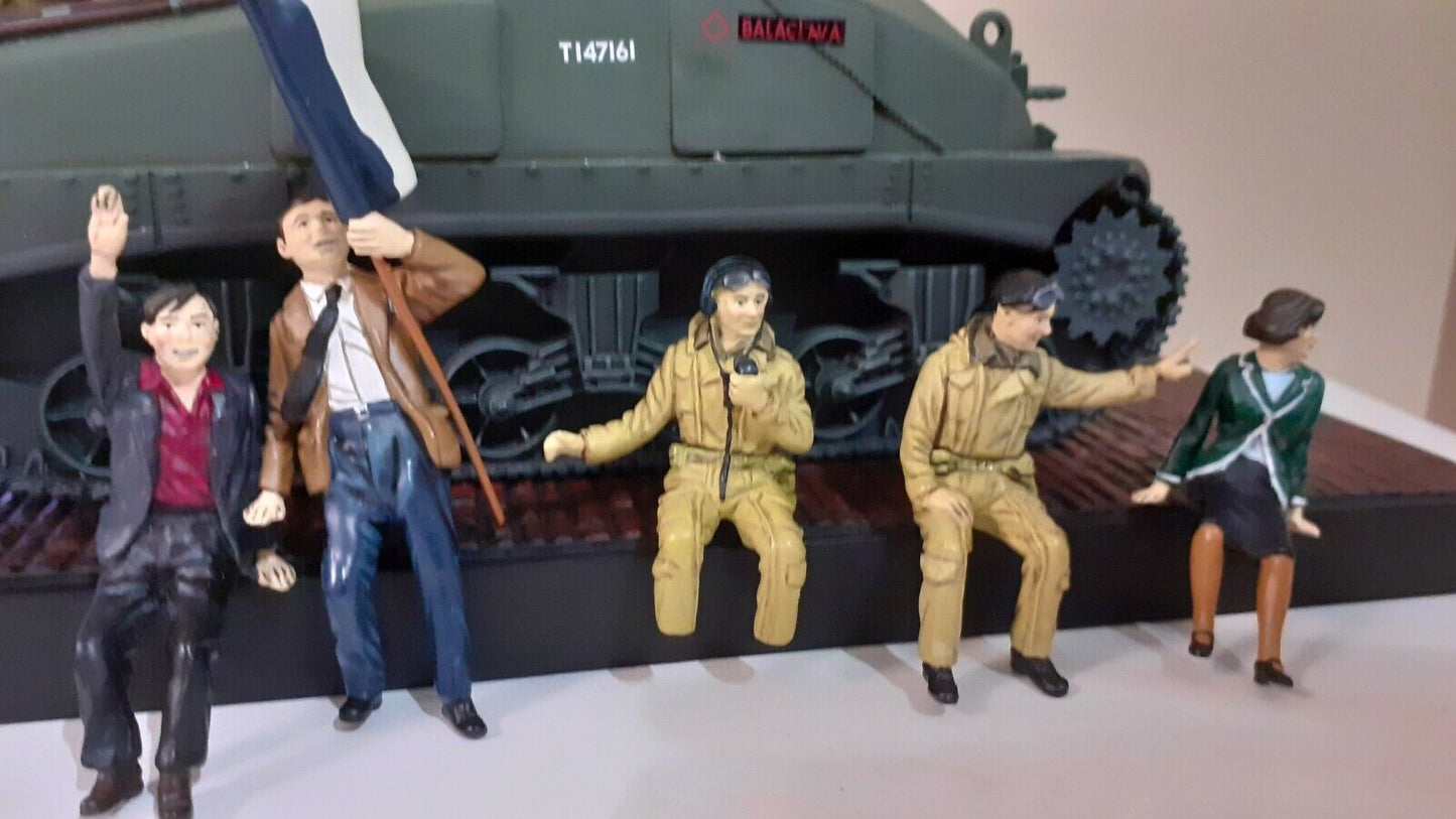 Britains 41165 2005 ww2 Sherman tank ve day 60th anniversary base boxed 1:32