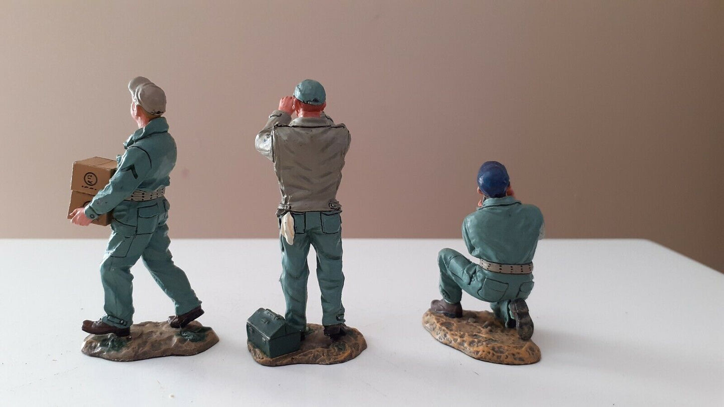King and country ww2 usaaf fighter us air force mechanics boxed 1:30 af06