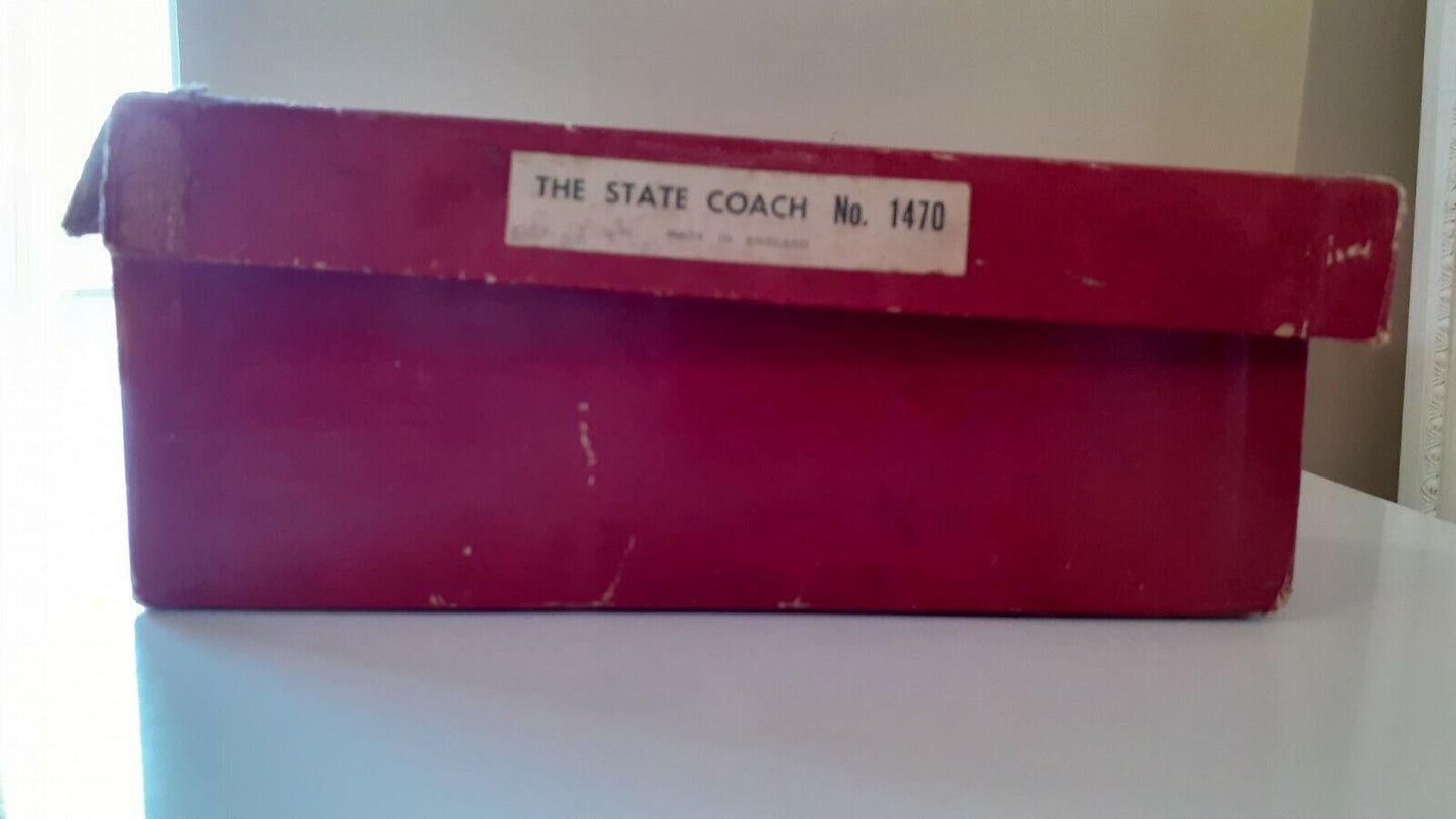 Britains 1470 ceremonial coronation coach queen Elizabeth band 1950s boxed